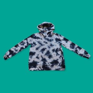 Tie dye hoodie Junior's size S (3-5) sweatshirt grey